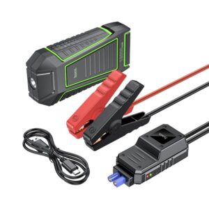 Hoco QS1 Spring car emergency start-up power bank(10000mAh) - Black