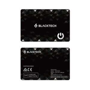 BLACKTECH Smart Tracking Card Anti-lost device Tag - Black